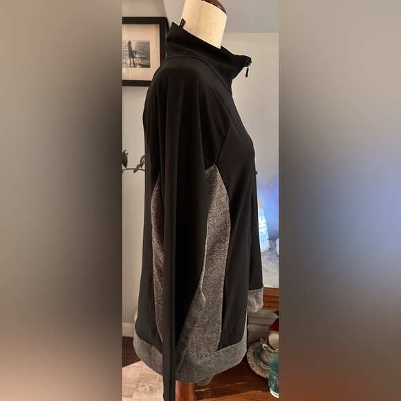 RBX Studio Daily Super Soft Mock Neck Jacket Black and Grey Size XL - Picture 3 of 11